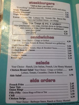 Menu photo 7 Winstead's Leawood, KS