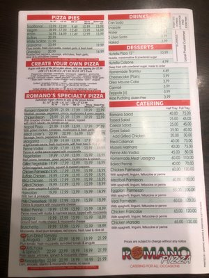 Menu photo 7 Romano Pizza Weehawken, NJ Menu photo 7 Romano Pizza Weehawken, NJ