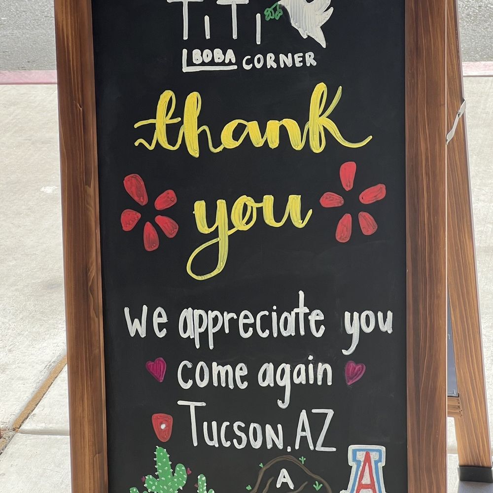 TiTi Boba Corner - Thank you! - Bubble Tea Near Me - Tucson, Arizona