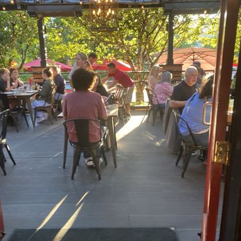 Spark Pizza - Looking put on the patio. - Pizza Near Me - Redmond, Washington Spark Pizza - Looking put on the patio. - Pizza Near Me - Redmond, Washington