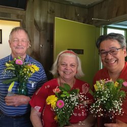 Woodlawn Family Dentistry: Monique Nguyen DDS - Enjoy your lucky drawing: Jeff, Debbie and Rey.
