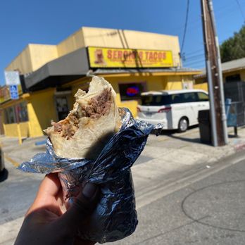 Sergio's Tacos - Love this place!!! Burritos are my favorite here!! - Mexican Near Me - Commerce, California Sergio's Tacos - Love this place!!! Burritos are my favorite here!! - Mexican Near Me - Commerce, California