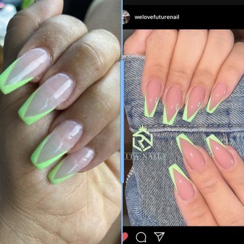 Futuristic Nails - Stated to me after that she didn't have the nude colors - Nail Salons Near Me - Brooklyn, New York Futuristic Nails - Stated to me after that she didn't have the nude colors - Nail Salons Near Me - Brooklyn, New York