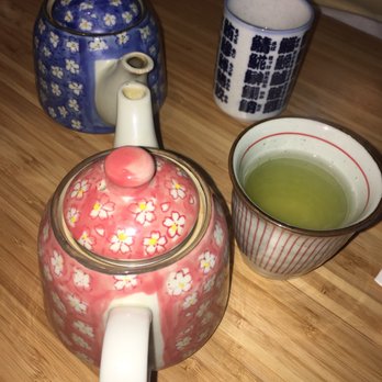 Sushi Kanpai - So cute! Ordered hot tea for HH beverage option. - Sushi Bars Near Me - Seattle, Washington