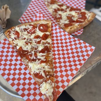 Two Guys Pizzeria - 12" pepperoni ricotta slice - Pizza Near Me - Houston, Texas Two Guys Pizzeria - 12" pepperoni ricotta slice - Pizza Near Me - Houston, Texas