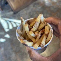 Village Burger - Tucker - Seasoned fries.