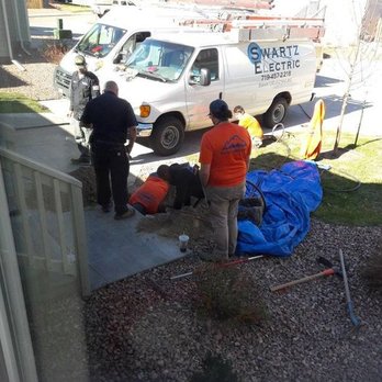 Aspen View Homes - A new trench had to be dug under the driveway from one side to the other. Then new electrical wires had to be laid. - General Contractors Near Me - Colorado Springs, Colorado