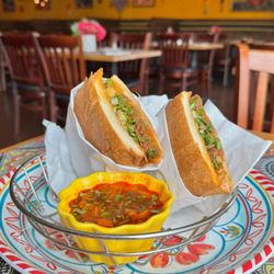 Hugo's Cocina - Vegan Birria Torta melt