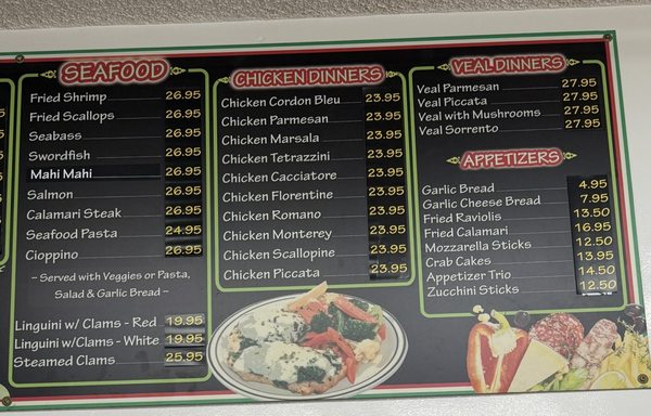 Menu photo 1 Sorrento's San Pedro, CA Menu photo 1 Sorrento's San Pedro, CA