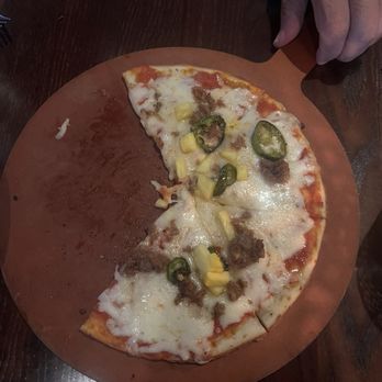 Margie's Kitchen + Cocktails - Gluten Free Sweet and Spicy Pizza (cauliflower crust). - Burgers Near Me - Andover, Minnesota Margie's Kitchen + Cocktails - Gluten Free Sweet and Spicy Pizza (cauliflower crust). - Burgers Near Me - Andover, Minnesota
