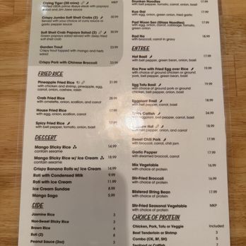 Basil & Co - Menu - March 2026 - Thai Near Me - Diamond Bar, California