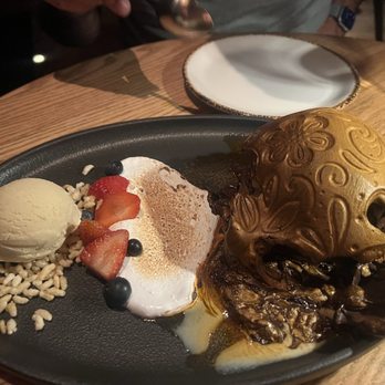 CHICA - The chocolate skull melted already. Delish!!! - Latin American Near Me - Las Vegas, Nevada CHICA - The chocolate skull melted already. Delish!!! - Latin American Near Me - Las Vegas, Nevada