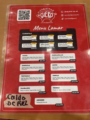 Menu photo 4 Carnitas el Guero Austin, TX Menu photo 4 Carnitas el Guero Austin, TX