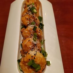 Firecracker shrimp. Was not hot or spicy at all Firecracker shrimp. Was not hot or spicy at all