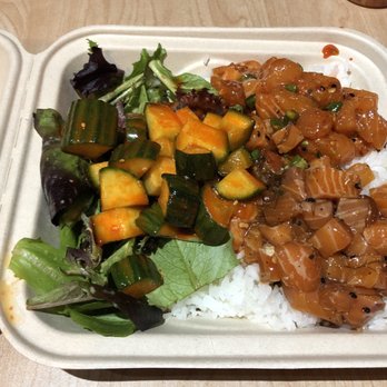 Ono Authentic Hawaiian Poke - $18- Large, sushi rice, cucumber kimchi, spicy salmon - Poke Near Me - Edmonds, Washington Ono Authentic Hawaiian Poke - $18- Large, sushi rice, cucumber kimchi, spicy salmon - Poke Near Me - Edmonds, Washington