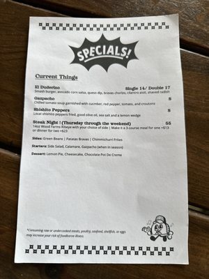 Menu photo 1 Bravas Fort Wayne, IN