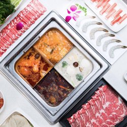 Haidilao Hotpot Flushing - Try up to four different flavors of soup!