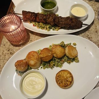 Atta Girl - Scallop Skewer and Beef Skewer - Mediterranean Near Me - Hermosa Beach, California