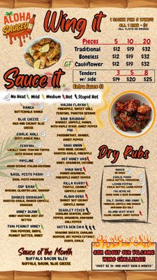 Menu photo 2 Aloha Sauced Honolulu, HI