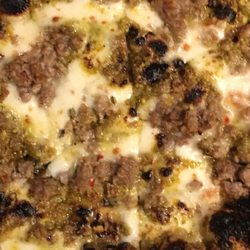 Antico Forno - Pistachio and sausage pizza!
