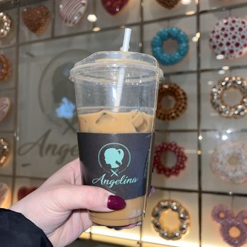 Angelina Bakery Times Square NYC - Vanilla Iced Latte - Bakeries Near Me - New York, New York