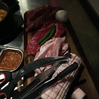 Gwangjang Market - boneless beef short rib, beef ribeye roll, pork belly, pork jowl - Barbeque Near Me - Toronto, Ontario