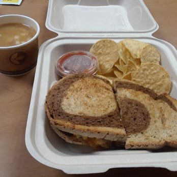 The Office Cafe - Tuna Melt with Navy Bean Soup! - Cafes Near Me - Anchorage, Alaska The Office Cafe - Tuna Melt with Navy Bean Soup! - Cafes Near Me - Anchorage, Alaska
