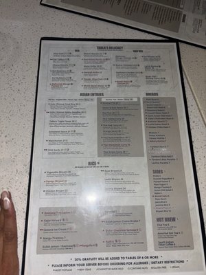 Menu photo 4 Tabla Indian Restaurant - Winter Park Winter Park, FL