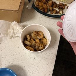Shrimp add on for chicken po boy. Shrimp add on for chicken po boy.