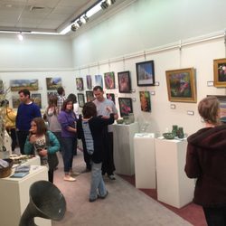 Cache Valley Center For the Arts - The Artist Gallery, hopping during Downtown Logan Gallery Walk