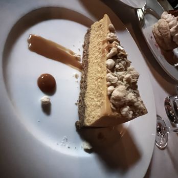 St Martin's Wine Bistro - Peach cheesecake - French Near Me - Dallas, Texas