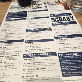 Hash Kitchen - Menu - Breakfast & Brunch Near Me - Chandler, Arizona