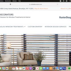 United Decorators - We are a Hunter Gallery Dealer and a Centurion, offering the best of window coverings in quality and service