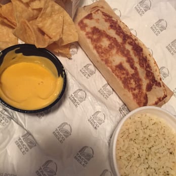 Taco Bell - Quesarito, rice, and nachos!!! - Fast Food Near Me - Wheaton, Illinois