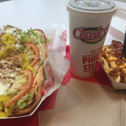 Chicken Philly Sub w Bacon Cheese Fries
