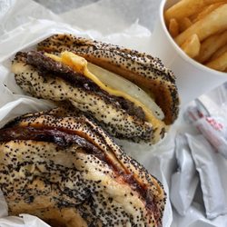 No.3 Meat & Hickory Sauce and Cheeseburger