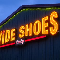 LED sign over front door