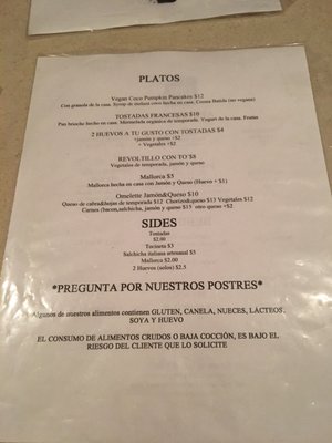 Menu photo 7 Tostado San Juan, PR