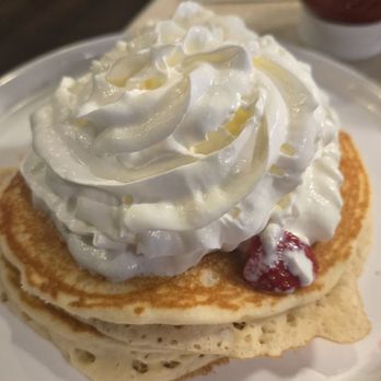 Chris' Pancake & Dining - Pancakes w strawberries and whipped cream - Breakfast & Brunch Near Me - St. Louis, Missouri
