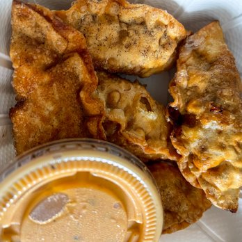 Bop N Grill - The spicy Korean pork dumplings (so good, definitely recommend) - Burgers Near Me - Chicago, Illinois
