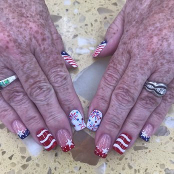 A Plus Nails - 4th of July nails - Nail Salons Near Me - Canoga Park, California A Plus Nails - 4th of July nails - Nail Salons Near Me - Canoga Park, California
