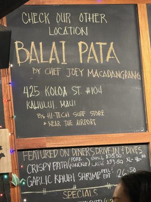 Menu photo 8 Joey's Kitchen Napili Lahaina, HI Menu photo 8 Joey's Kitchen Napili Lahaina, HI