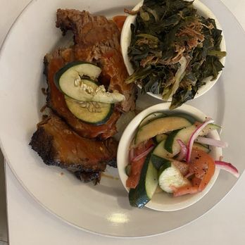 Bonnie Blue - Smoked brisket, collard greens and cucumber vinegar slaw - Bakeries Near Me - Winchester, Virginia Bonnie Blue - Smoked brisket, collard greens and cucumber vinegar slaw - Bakeries Near Me - Winchester, Virginia