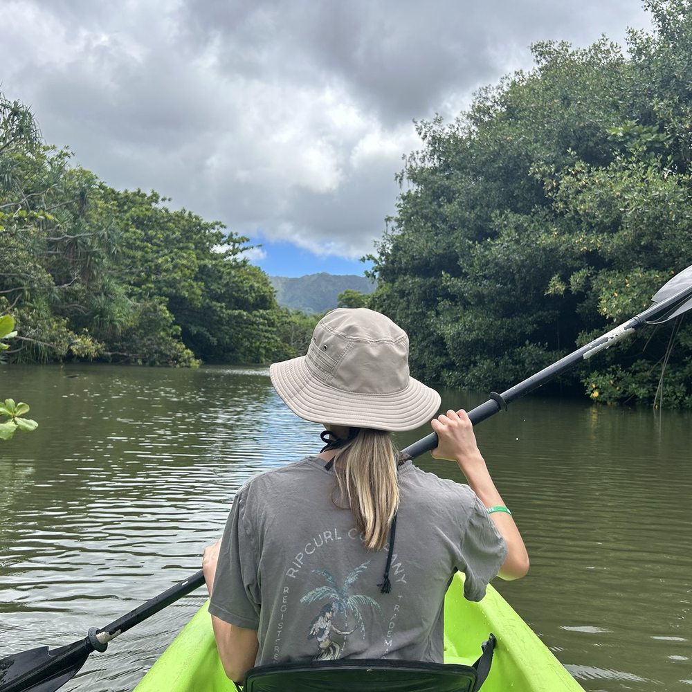Kayaking on the Kahana River
