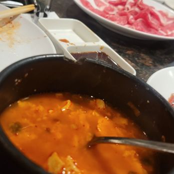 Cham Soot Gol - spicy tofu soup and meats - Korean Near Me - Buena Park, California Cham Soot Gol - spicy tofu soup and meats - Korean Near Me - Buena Park, California