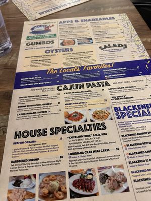 Menu photo 2 Oceana Grill New Orleans, LA Menu photo 2 Oceana Grill New Orleans, LA