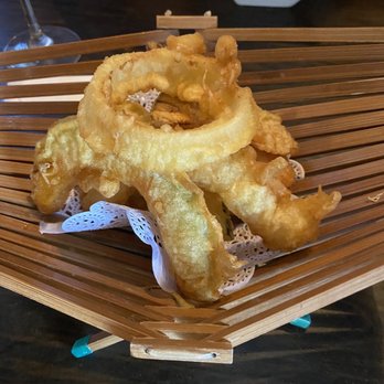 Sushiko - Tempura appetizer. Delicata squash made this good tempura even better! - Sushi Bars Near Me - Rohnert Park, California Sushiko - Tempura appetizer. Delicata squash made this good tempura even better! - Sushi Bars Near Me - Rohnert Park, California