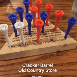 The timing killing, addictive table game... download the CrackerBarrel app with more games!