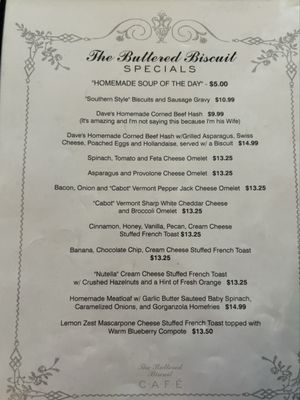 Menu photo 8 The Buttered Biscuit Bradley Beach, NJ