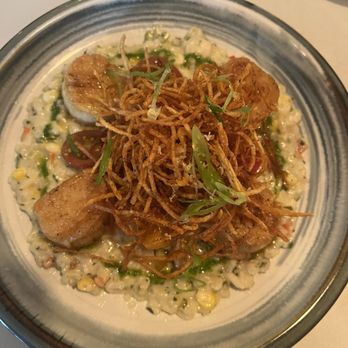 Wooden City - Spokane - Scallops and risotto - New American Near Me - Spokane, Washington